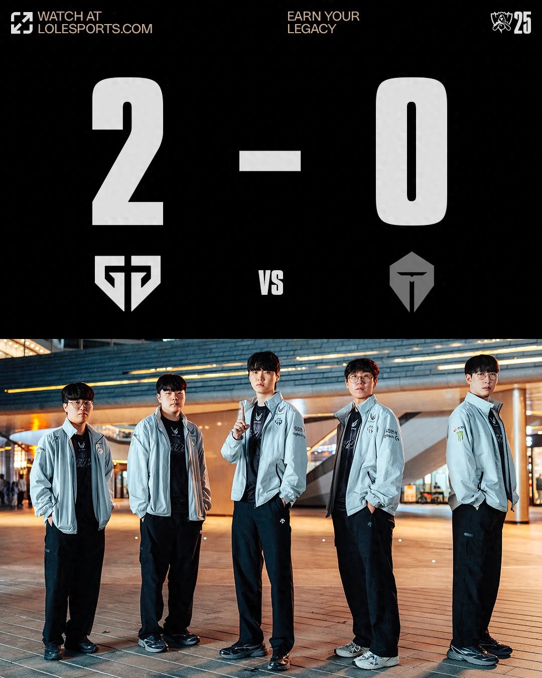 S15 Swiss Round: GEN Dominates TES 2-0 to Secure Quarterfinal Spot