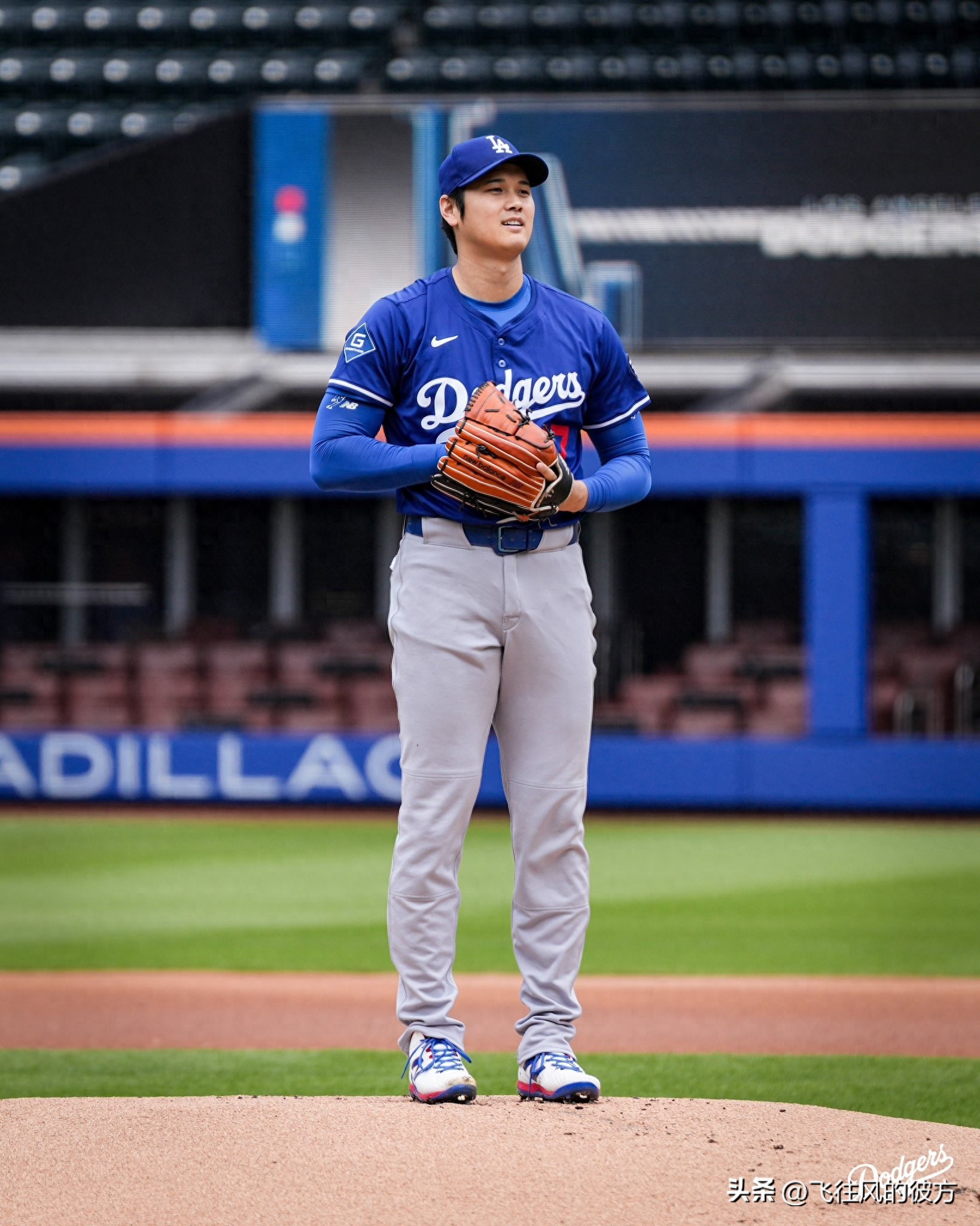 Shohei Ohtani Dodger's first appearance on the board caused a sensation, and the actual combat training and competition started with double happiness