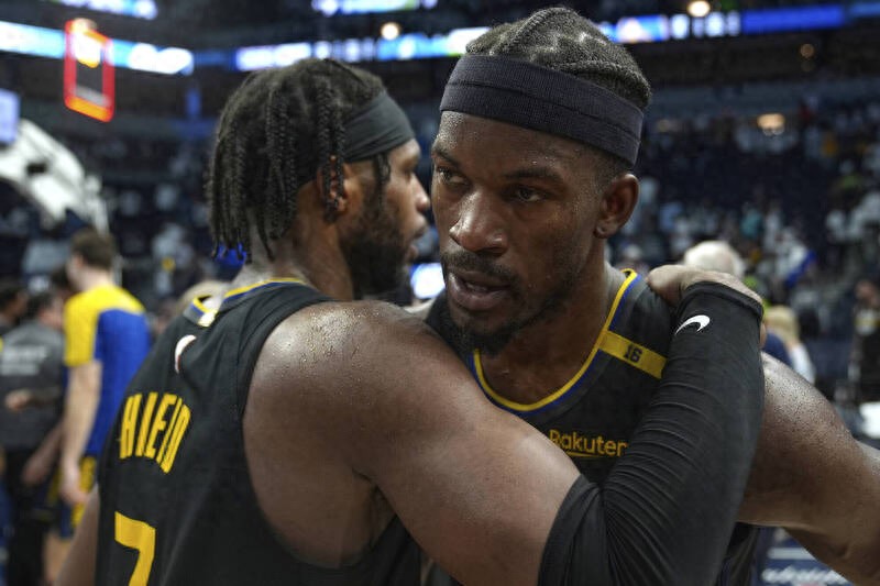 The NBA Western Conference Semifinals G1 started with the wrong pants, and the Warriors Hield laughed that Butler was to blame