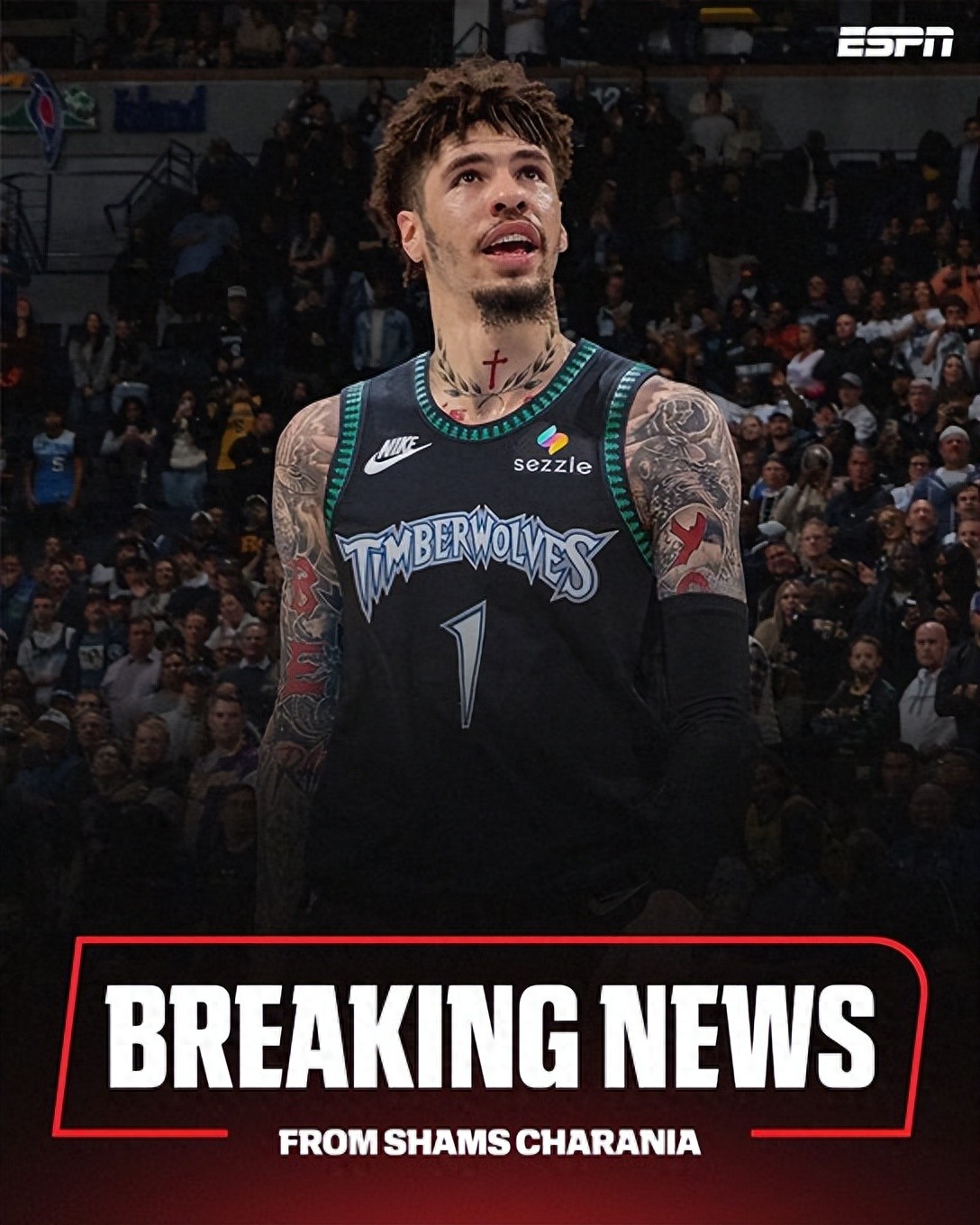 Breaking news! Hornets and Timberwolves agree to a 2-for-8 trade, with LaMelo Ball joining Anthony Edwards to chase championship.