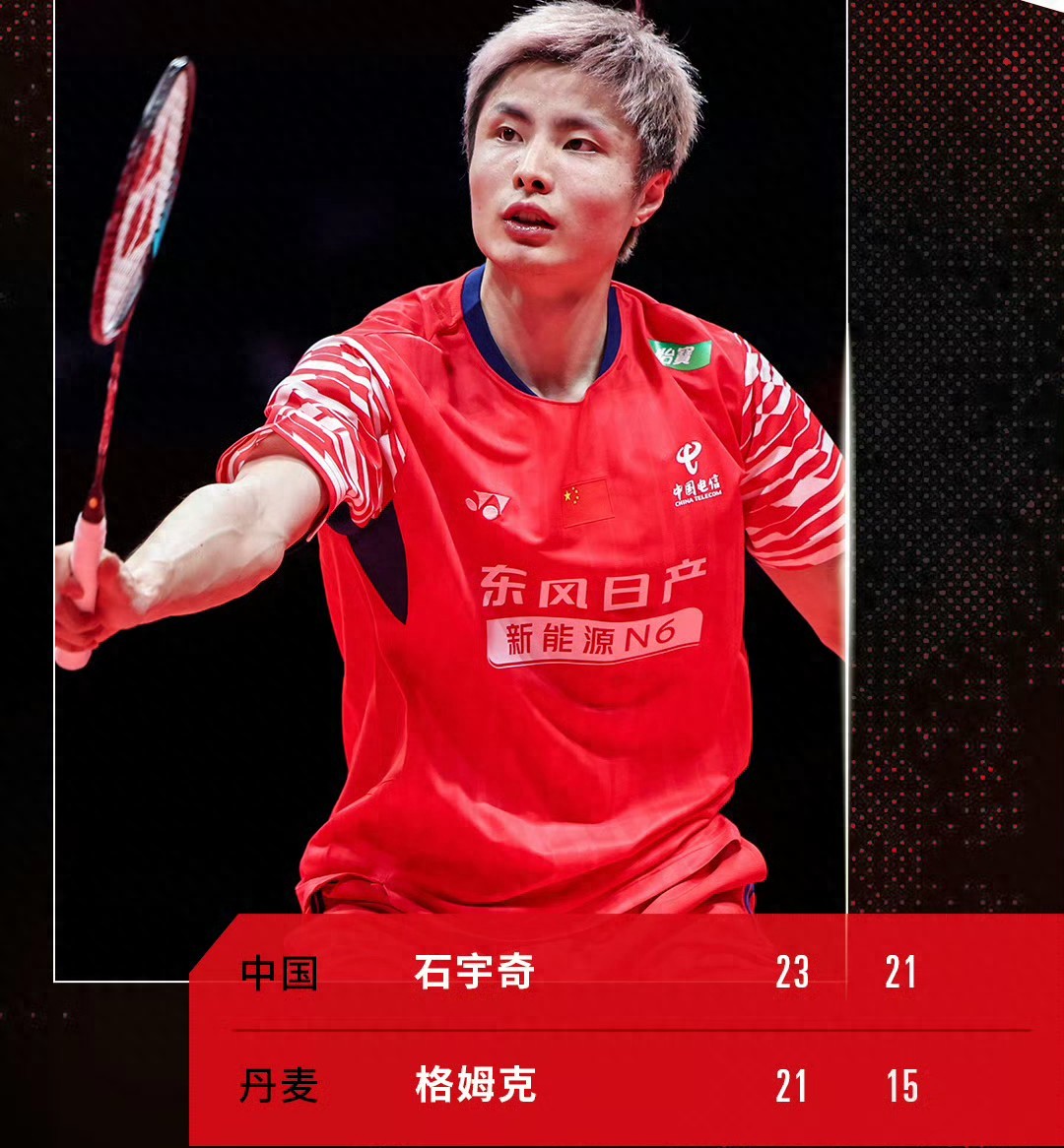 Latest update from the Malaysia Open Badminton: China has 5 wins and 1 loss; Shi Yuqi wins, Liang-Wang pair loses.