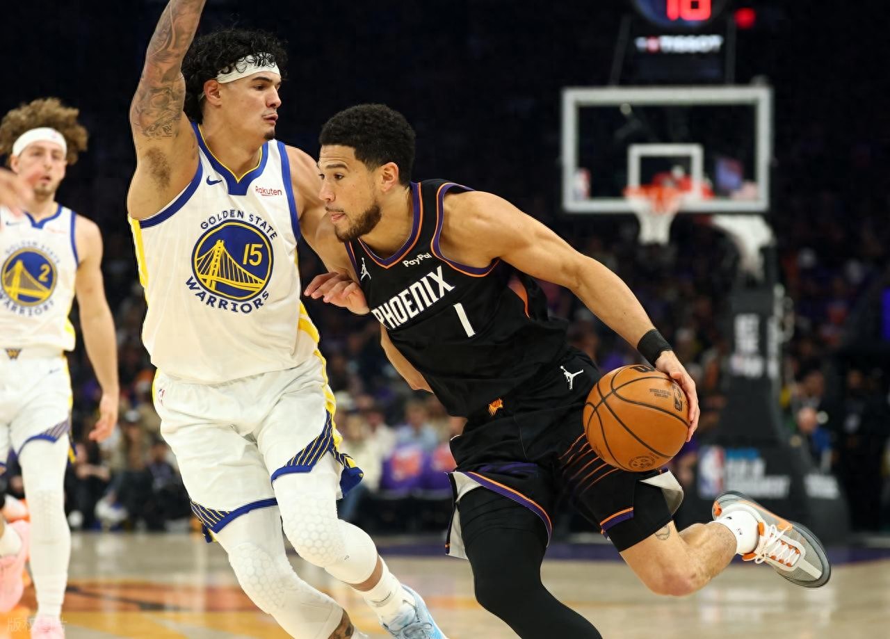 Booker ejected! Curry scores only 17 points on 4-of-16 shooting, Warriors lose to Suns and miss playoffs.