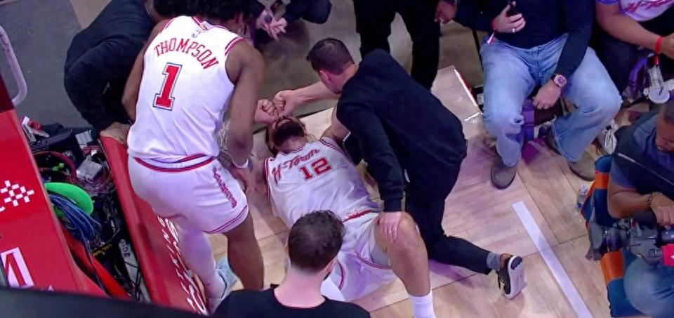 Rocket hit hard! Adams suffers a grade 3 ankle sprain and will be sidelined indefinitely, possibly out for the season