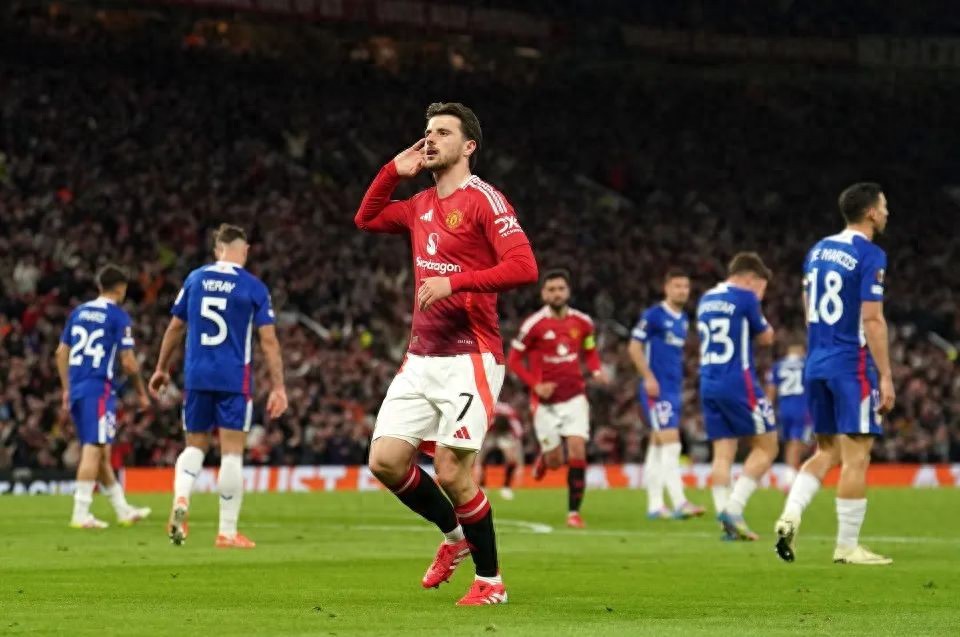 Manchester United reversed the double 4-1 and competed for the title with Tottenham in the final! Mount's two goals to resurrect add to Amorim's Champions League hopes