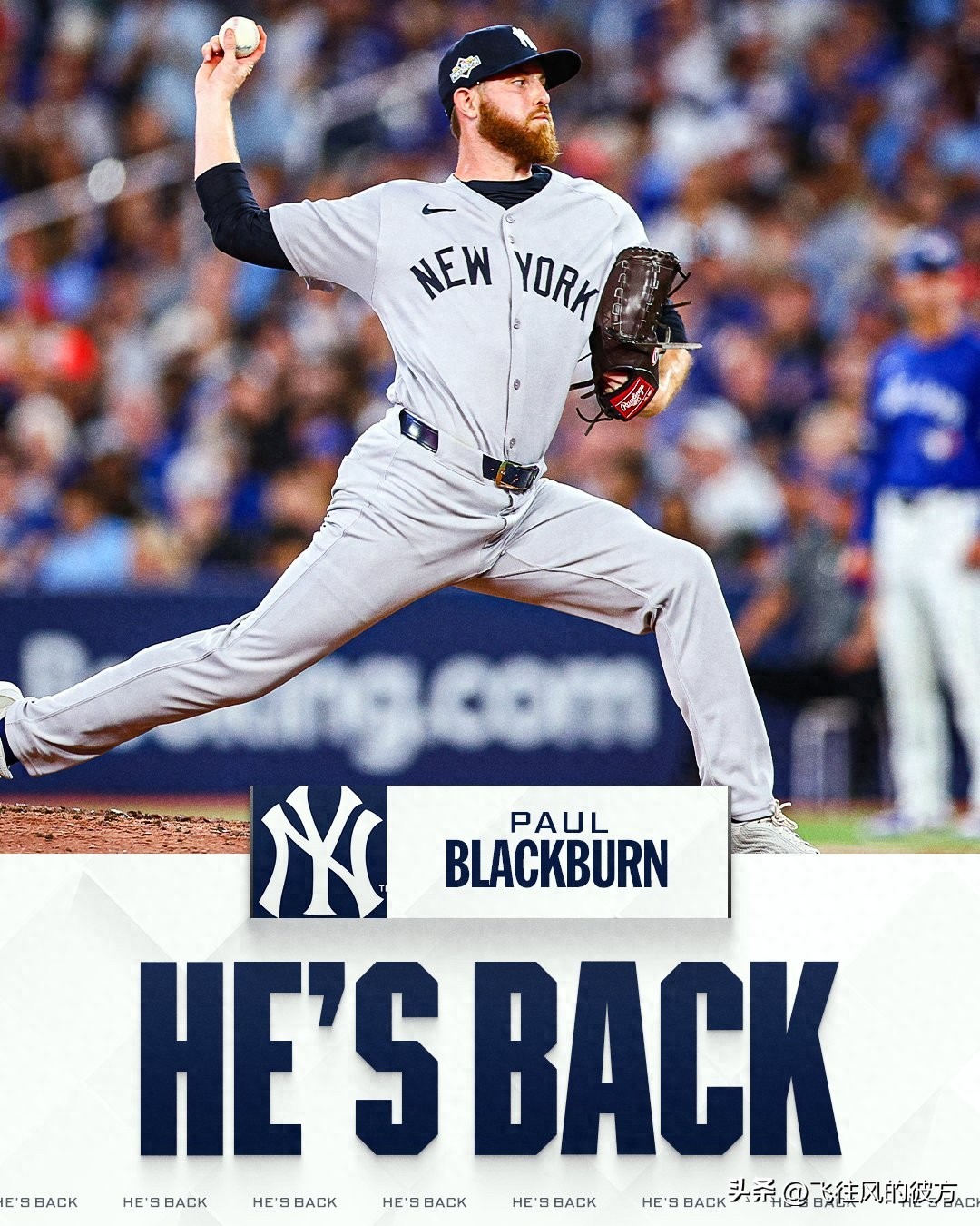 The Yankees have re-signed 32-year-old right-handed pitcher Blackburn to a one-year contract worth $2 million guaranteed.