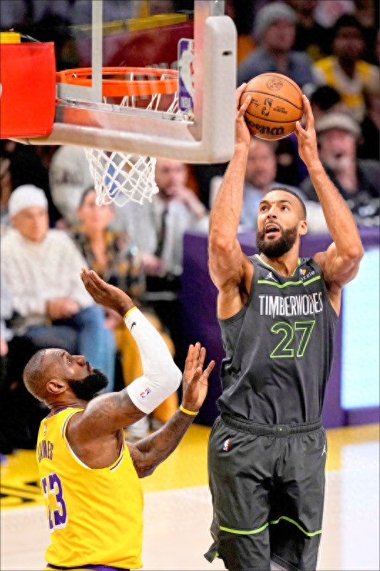 Gobert double-twelve, hitting the Lakers restricted area hard, and James' 22nd NBA career season came to an end