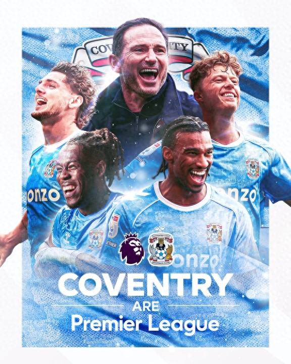 The Lamp Shines in the Championship: Lampard's Coventry Secures Promotion Three Games Early, Returns to Premier League After 25 Years