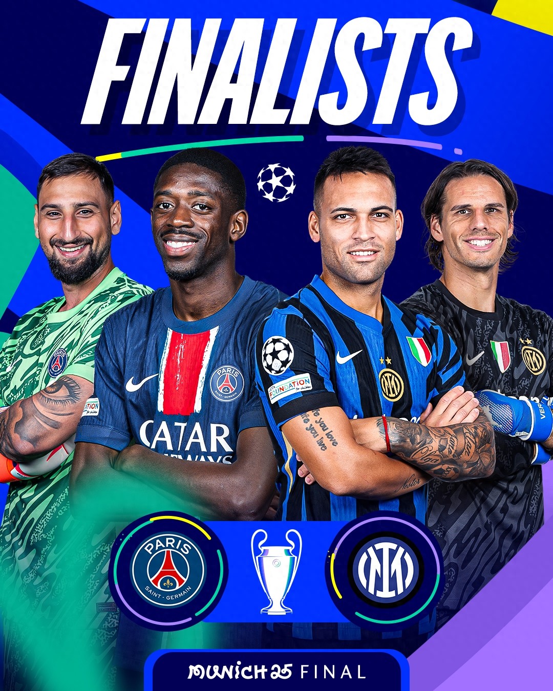 Champions League final highlights: Goalkeeper PK Donnarumma vs Sommer Dembele &amp; Lautaro hit the golden ball