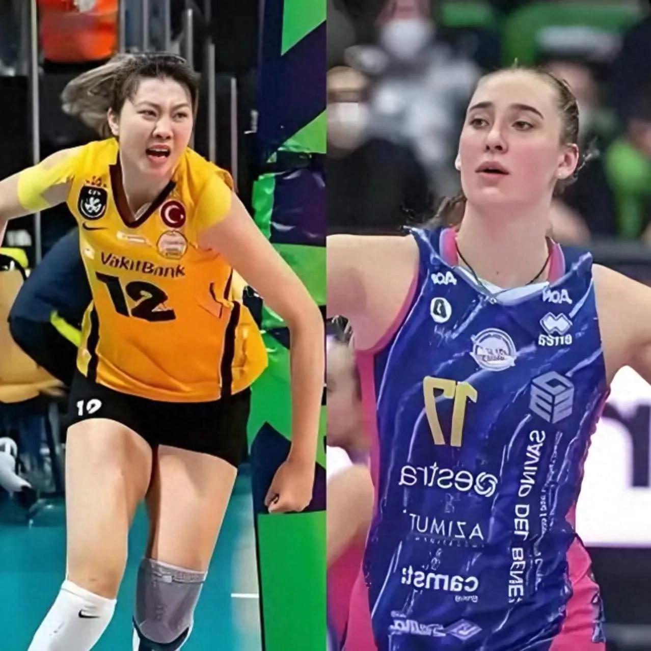 Yuan Xinyue scored 4 points in the first game + the highest in the team! The Champions League lost to Scandic 12-25, and Zhu Ting's best friend was too strong