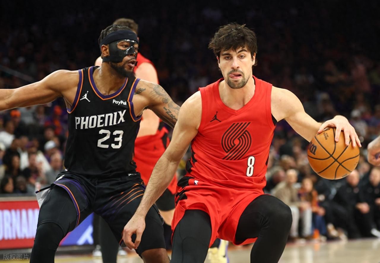 After five years! Yang Hansen did not play, Avdija scored 41+7+12, Trail Blazers narrowly defeated Suns to advance to the first round.