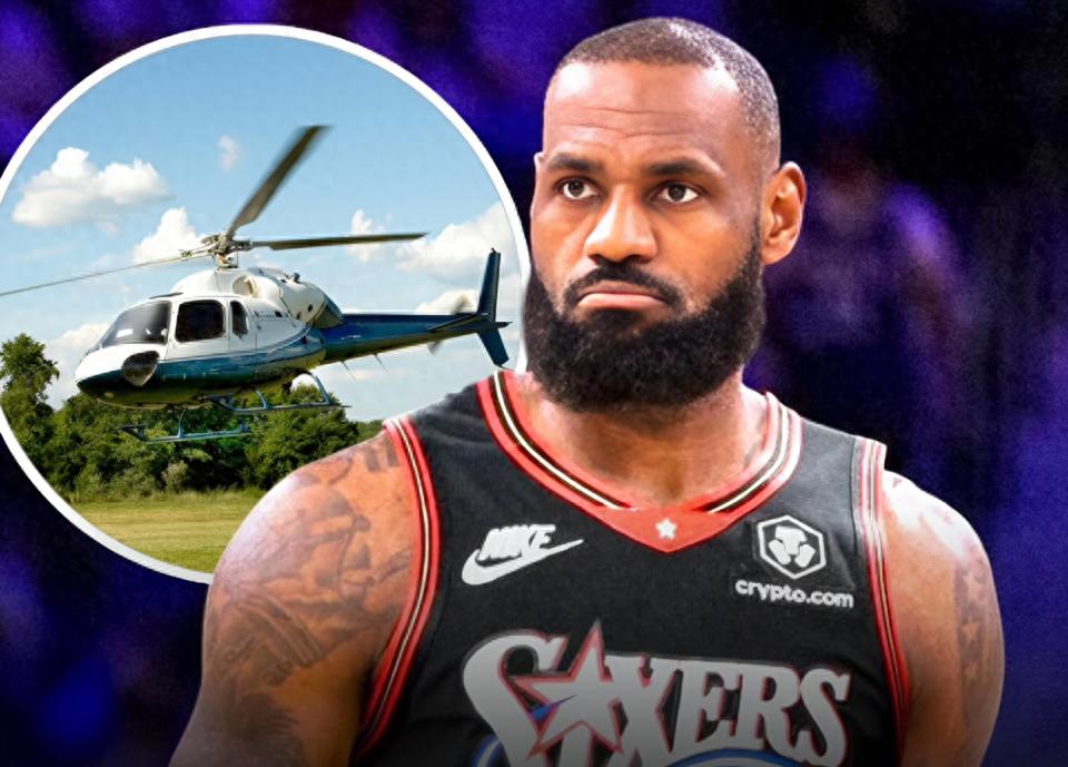 TA: James plans to commute between New York and Philadelphia? Taking a helicopter from New York is no small feat.