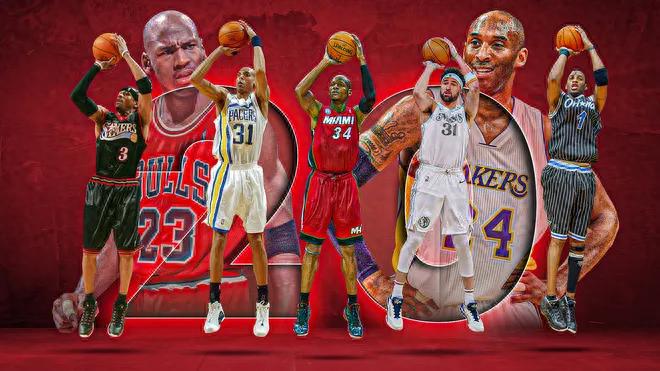 American media ranks the top 20 shooting guards in NBA history: Jordan first, Kobe second, Harden fifth, and McGrady twelfth.