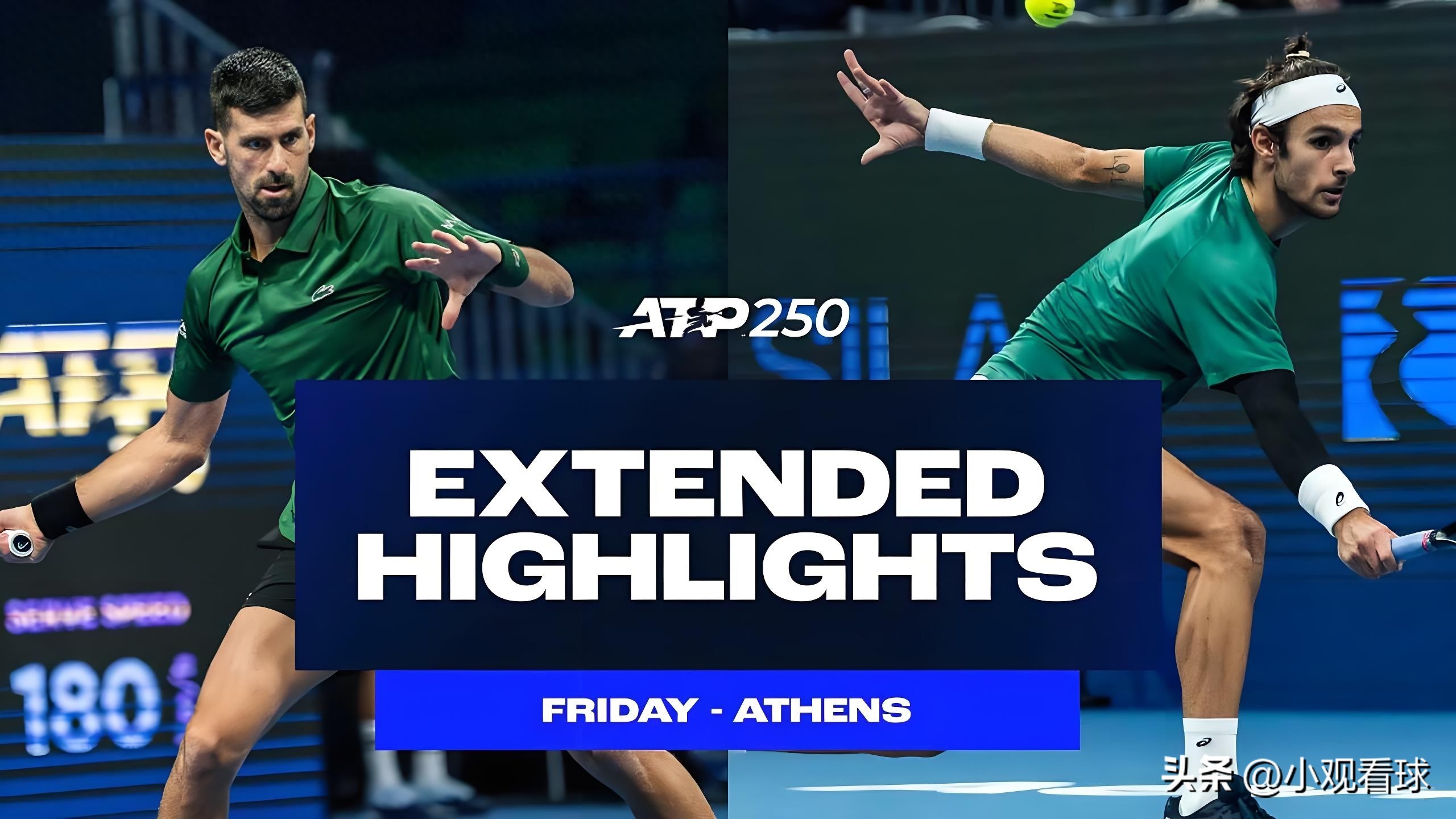 This week's ATP event summary: Djokovic and Musetti meet in Athens, Norrie and Lenerche face off in Metz final