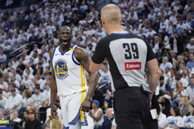 Warriors small forward Green beware: he's accumulated five technical fouls in the playoffs, and two of them will be suspended