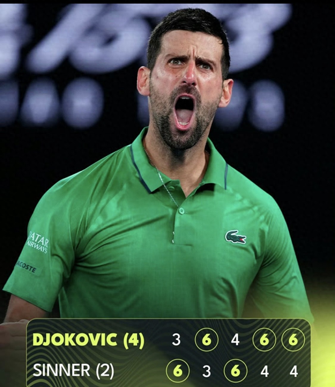 Djokovic sets a record with his 11th Australian Open final appearance, the 38-year-old legend redefines immortality with a comeback.