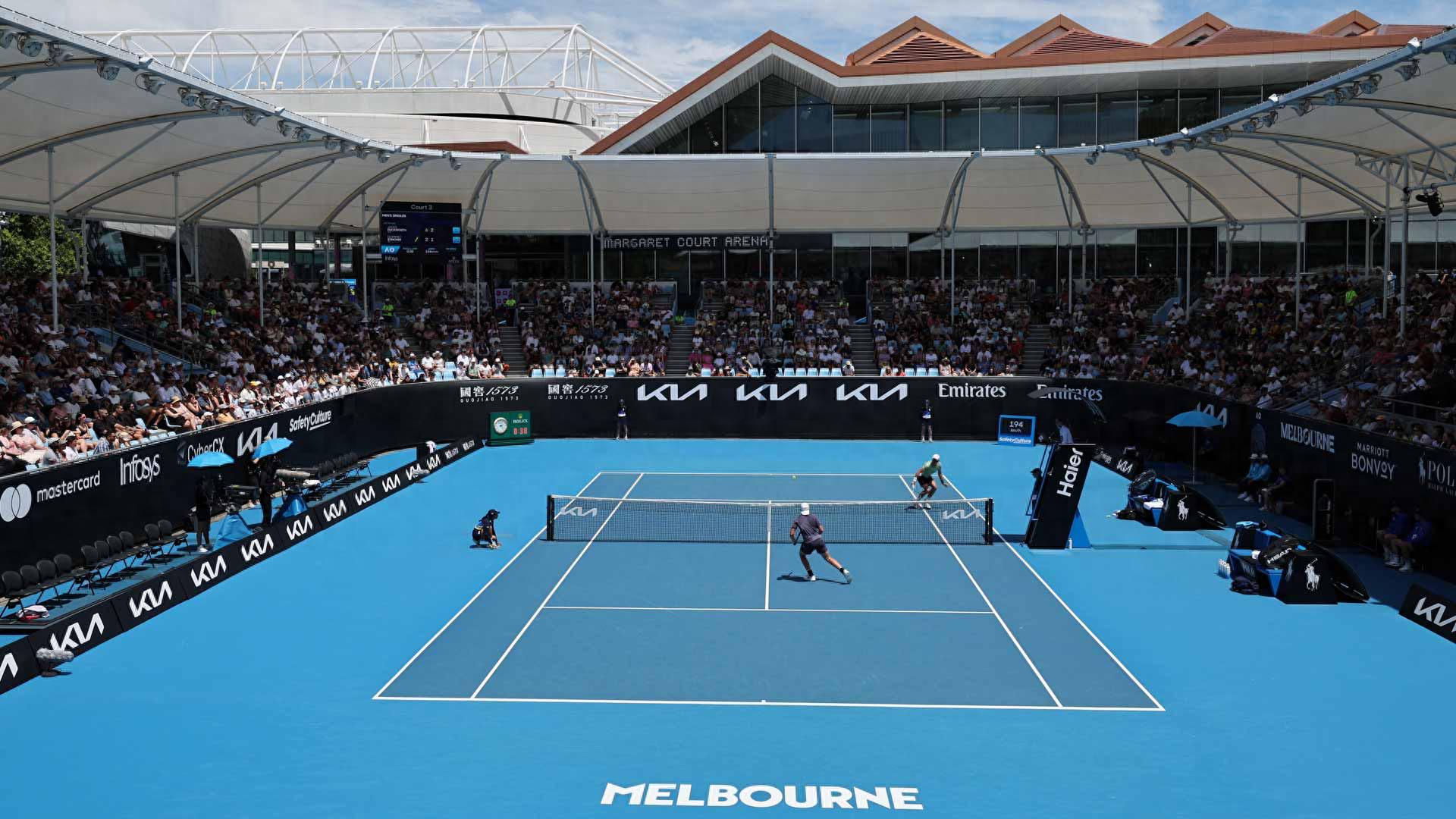 Another year of extreme heat at the Australian Open? The first case of a ball boy collapsing from heatstroke has appeared this year.