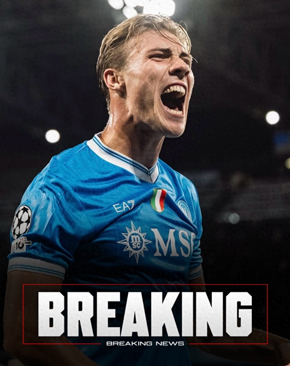 Serie A's Major Signing! Napoli Decides to Buy Manchester United Forward Hojlund for 44 Million Euros