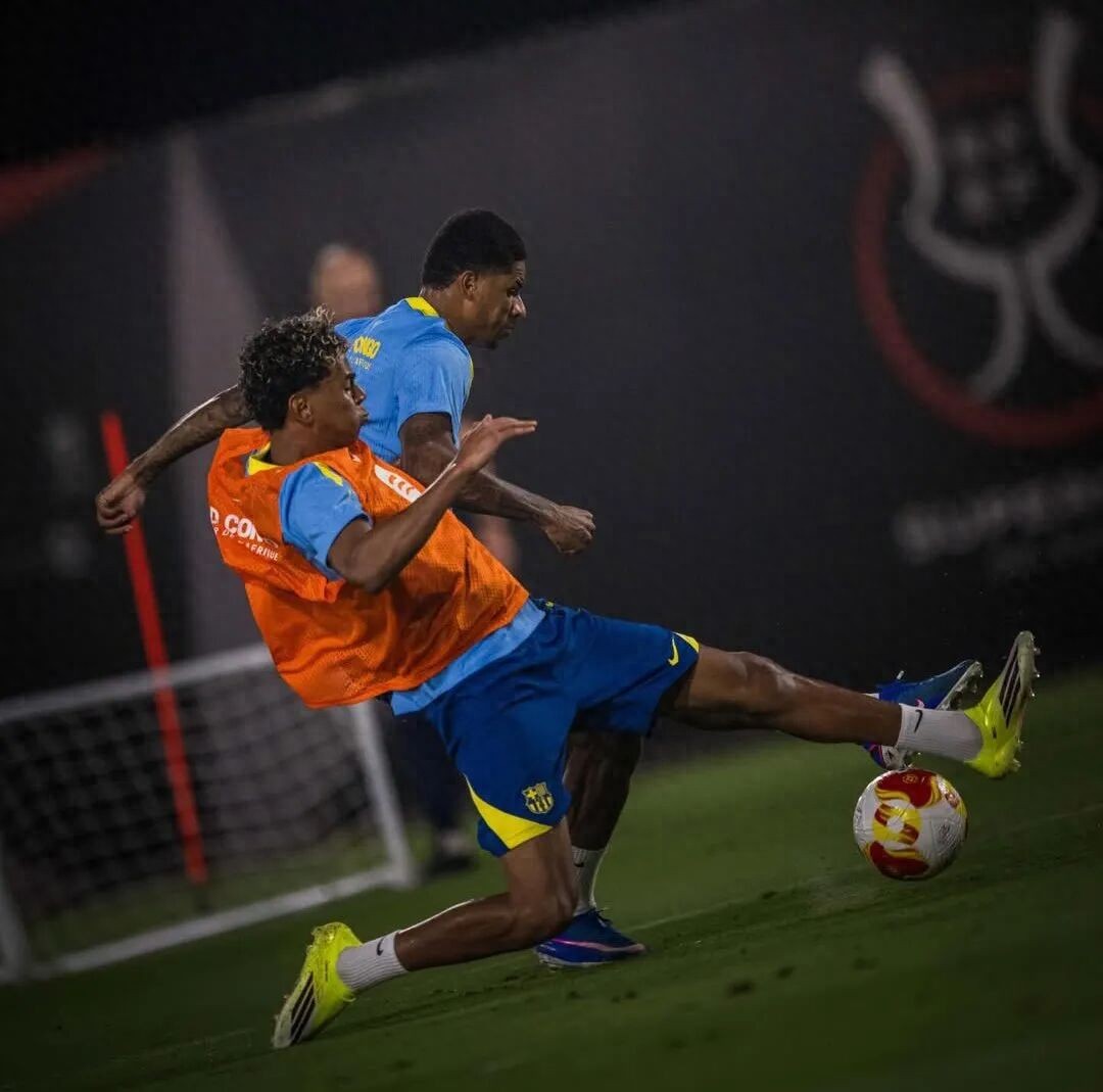 Rashford challenges Barcelona's star Yamal in training! Details of Barcelona's summer transfer purchase revealed, still hoping for a Manchester United price reduction