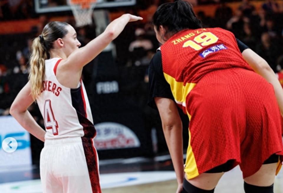 Zhang Ziyu, standing at 2.23 meters, bids farewell to the World Cup! Paige once joked about blocking her shot, while a foreign coach reveals details of her progress.