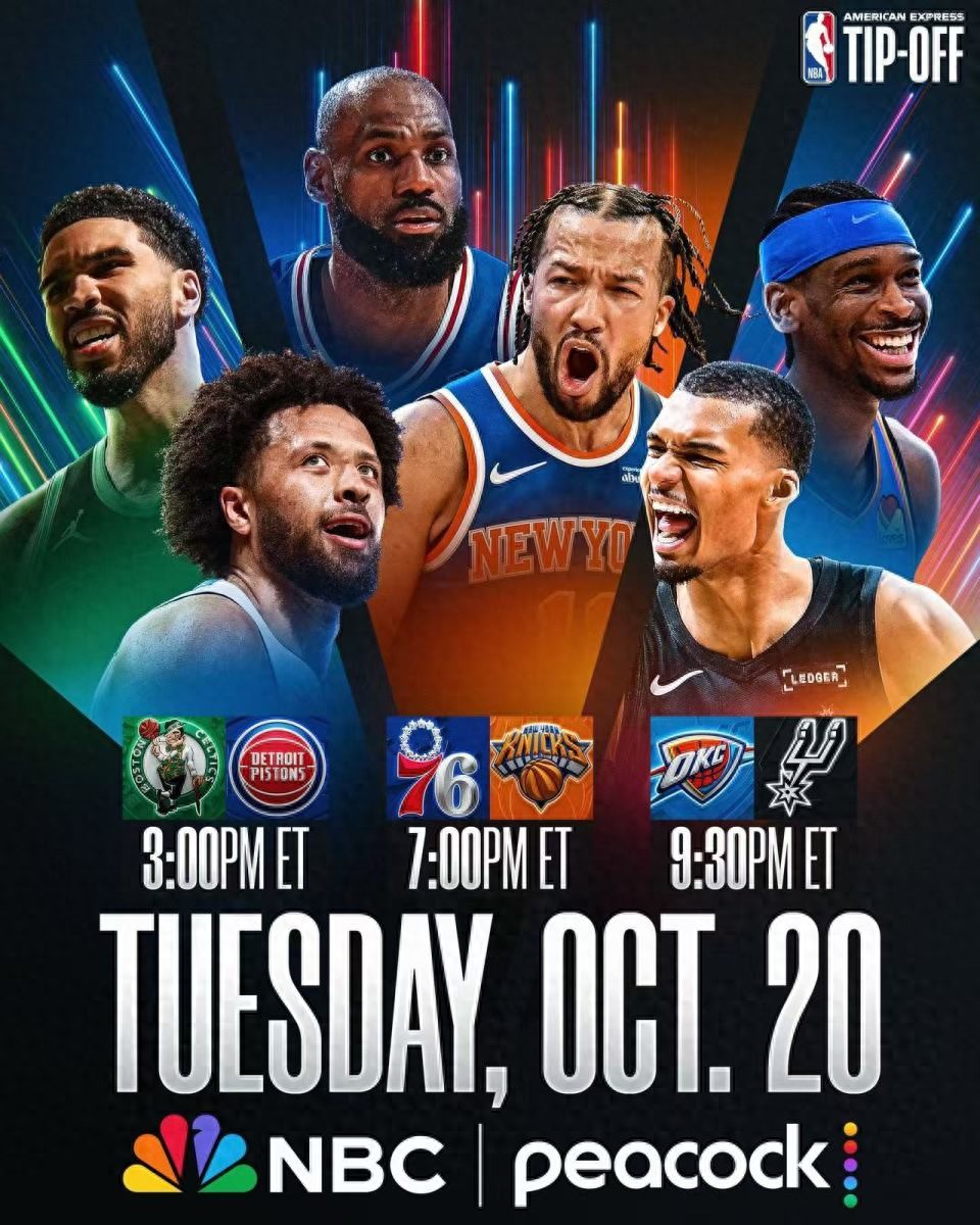 NBA officially announces Opening Week and Christmas Day schedule! LeBron James becomes the center of attention as the Finals rematch is set.