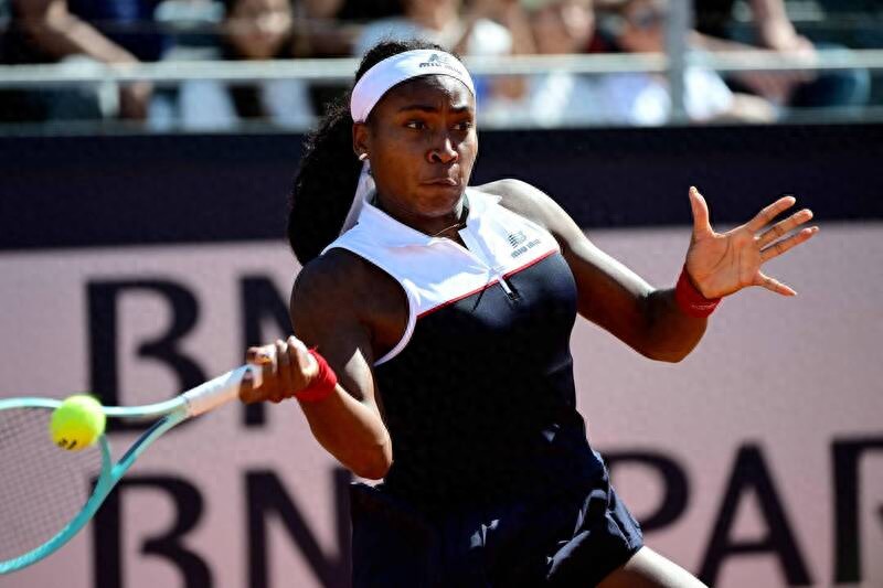 The former US Open women's singles champion staged a youth duel at the 2025 Rome tennis tournament, and Gauff made history