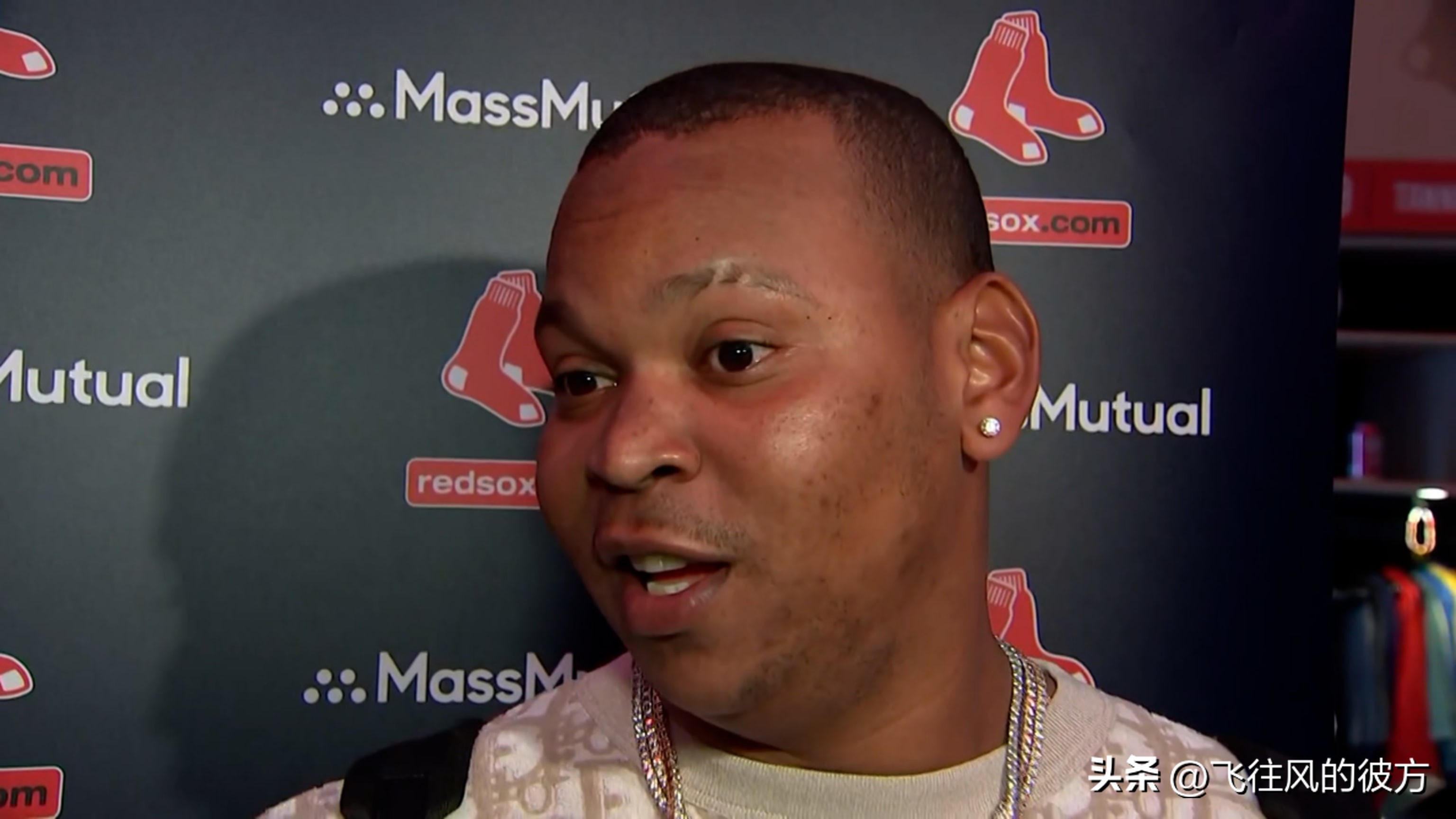 Members of Boston Red Sox management met with Devers about the first base remarks