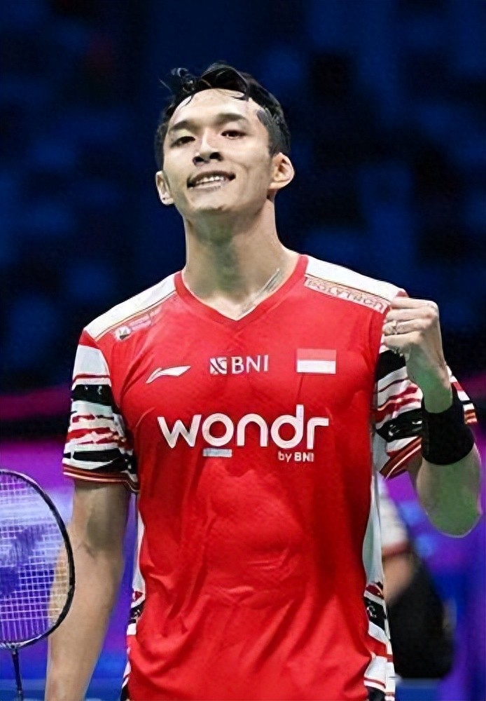 Jonatan swept Kunlavut in a men's singles match, and Indonesia went straight to the semi-finals of the 2025 Sudirman Cup