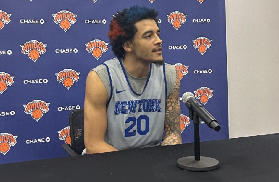Sohan sports Knicks' blue-orange hair! Reveals reason for choosing New York and will undergo long-term evaluation by Brown
