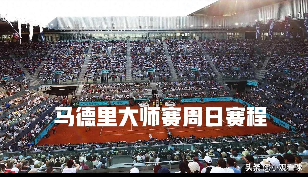 Madrid Masters Sunday schedule: Zverev, Rublev, Medvedev play