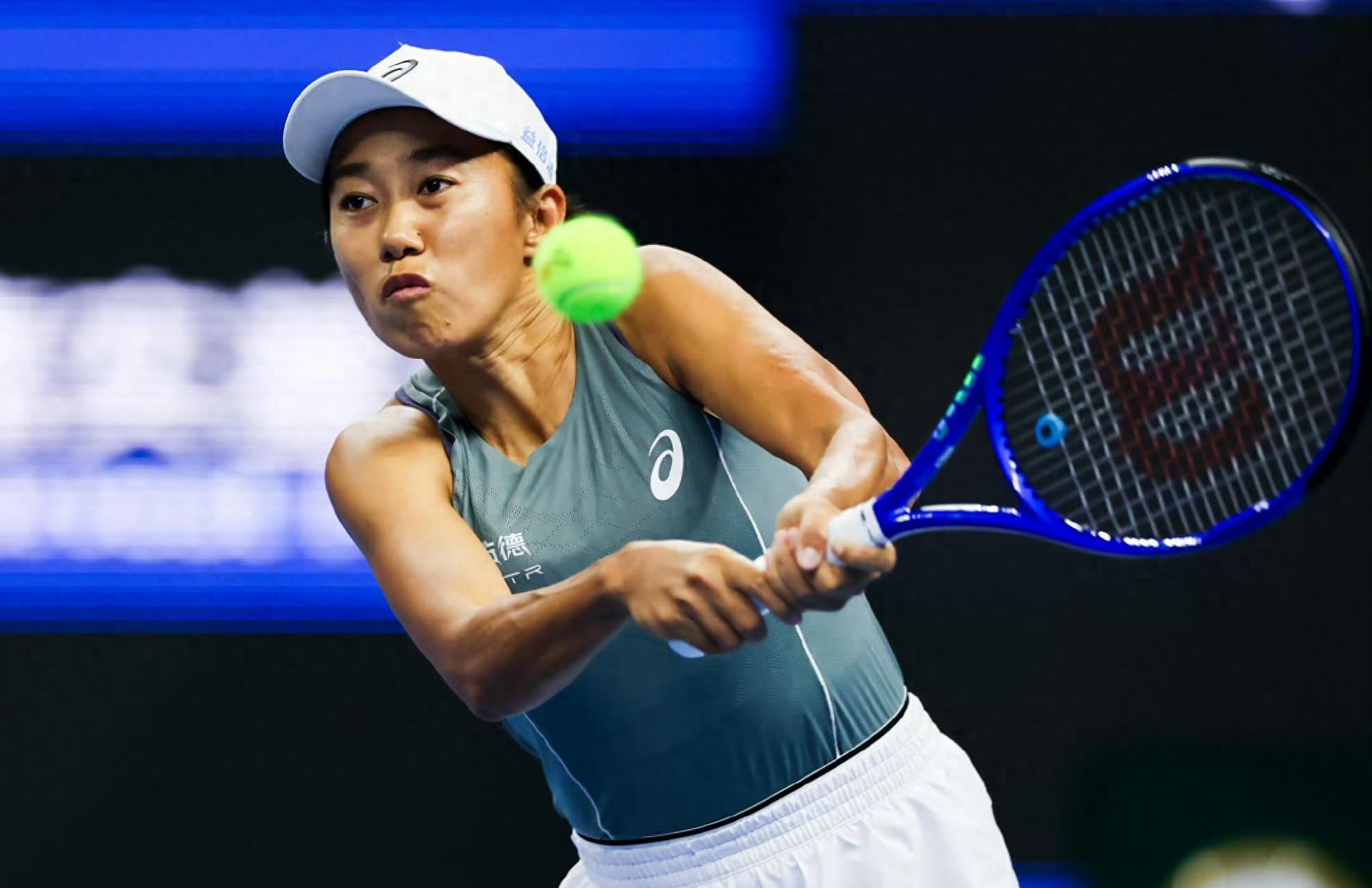 Zhang Shuai claimed victory in the China derby and took home a prize of 430,000 yuan, joking after the match that she only plays seriously during these two weeks each year.