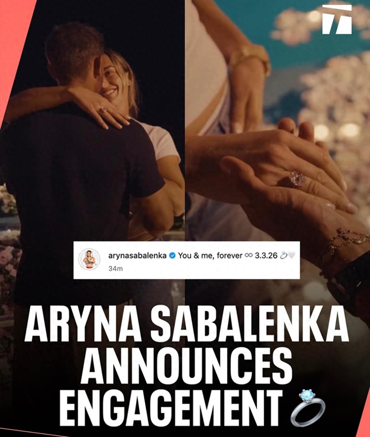 Sabalenka Reveals Awkward Proposal Moment: Proposed in Jeans, Begged Photographer Not to Capture Her Face