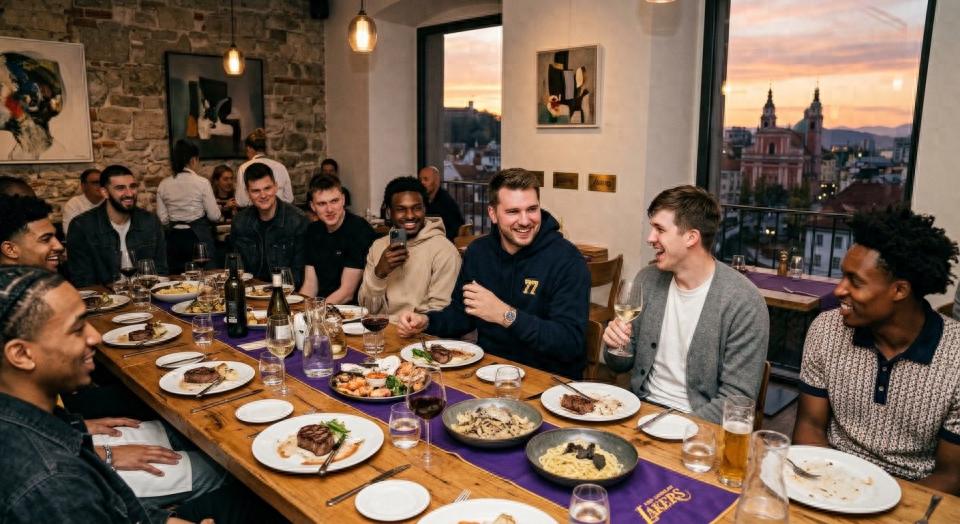 Unveiling the Lakers' 4-day team-building camp! Doncic leads 16 participants, only rookie Carr forced to miss.