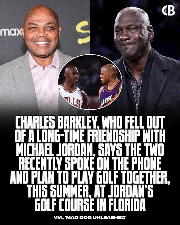 Century Reconciliation! Barkley Reveals He and Jordan Have Settled Their Differences: They Plan to Play Golf Together