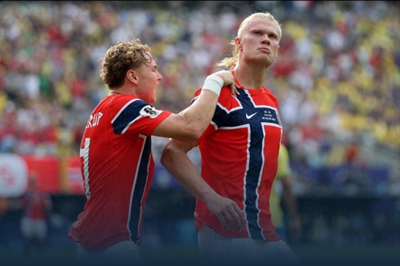 Ancelotti's coaching of Brazil sees them knocked out in the round of 16, a worse outcome; Norway advances to the quarterfinals with a 2-1 victory, Haaland scores a brace.