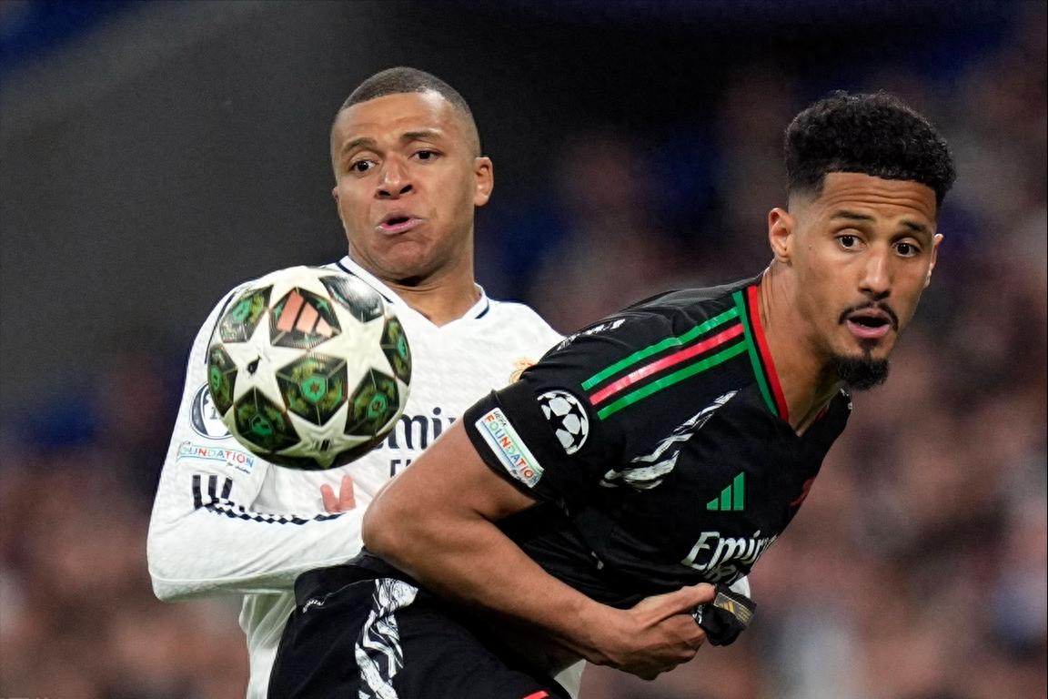 Arsenal played away to Paris in midweek, and the French media came to make things happen and said that Real Madrid gave priority to Saliba