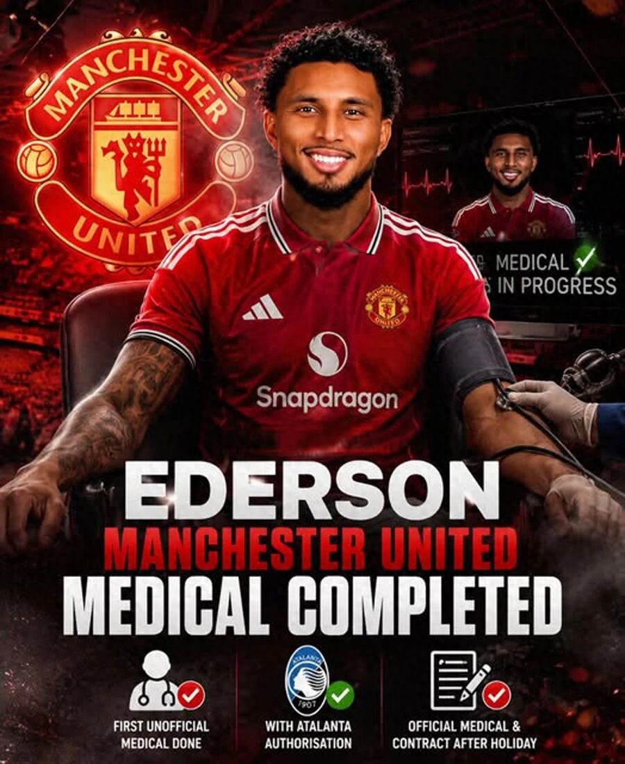 Ederson has passed Manchester United's medical and decided to join several months ago! Mendes is confident that M. Fernandes will be the next signing.