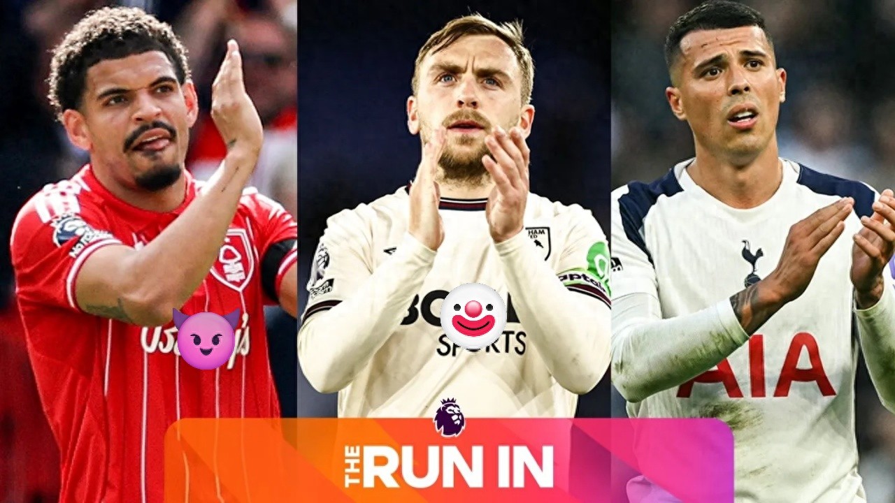 Only 5 rounds remain in the Premier League, with 3 relegations and 1 spot left: Analysis of Nottingham Forest, West Ham United &amp; Tottenham's remaining fixtures.