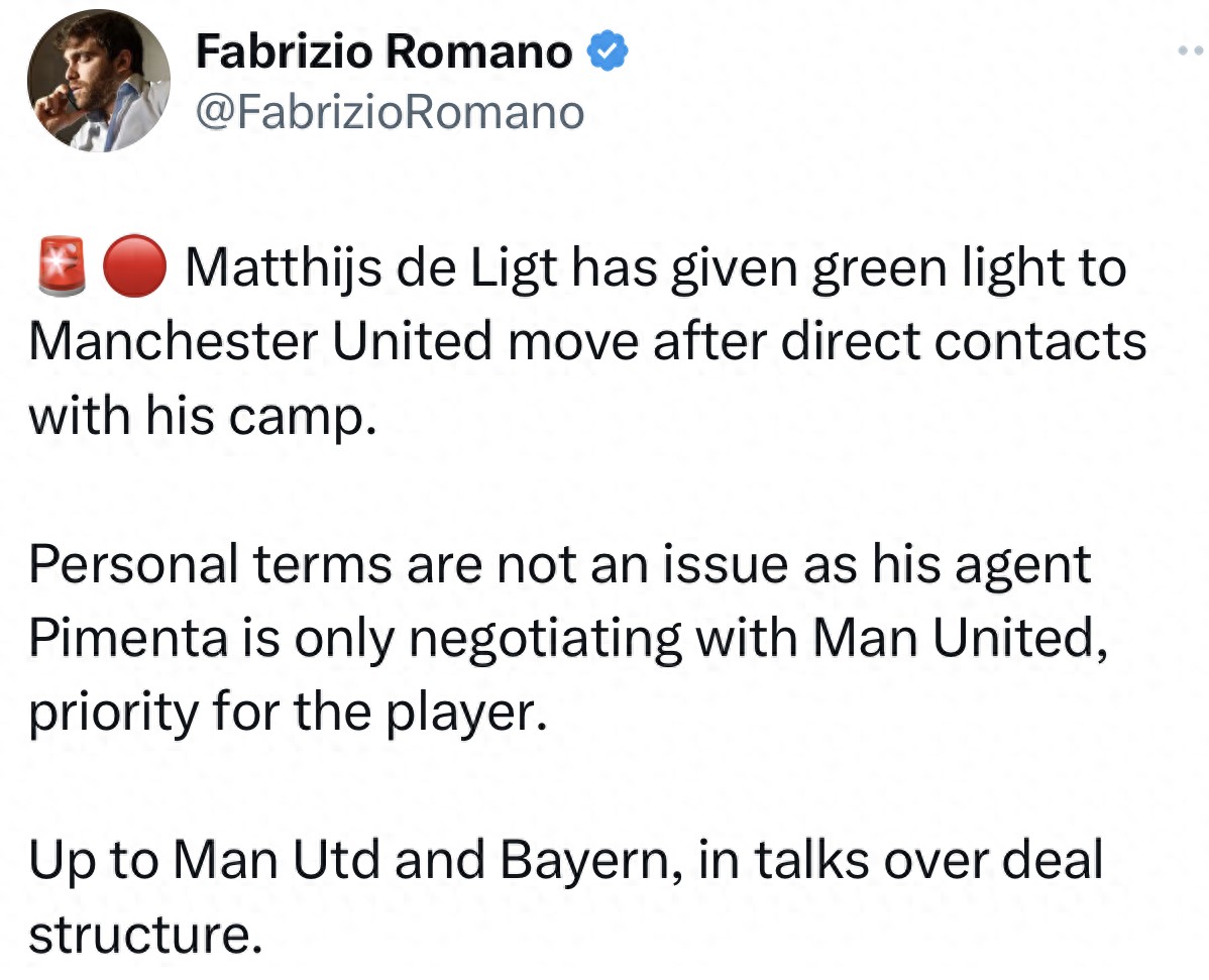 80 million! Manchester United's "top salary player" may join Paris, with 3 major signings after De Ligt.