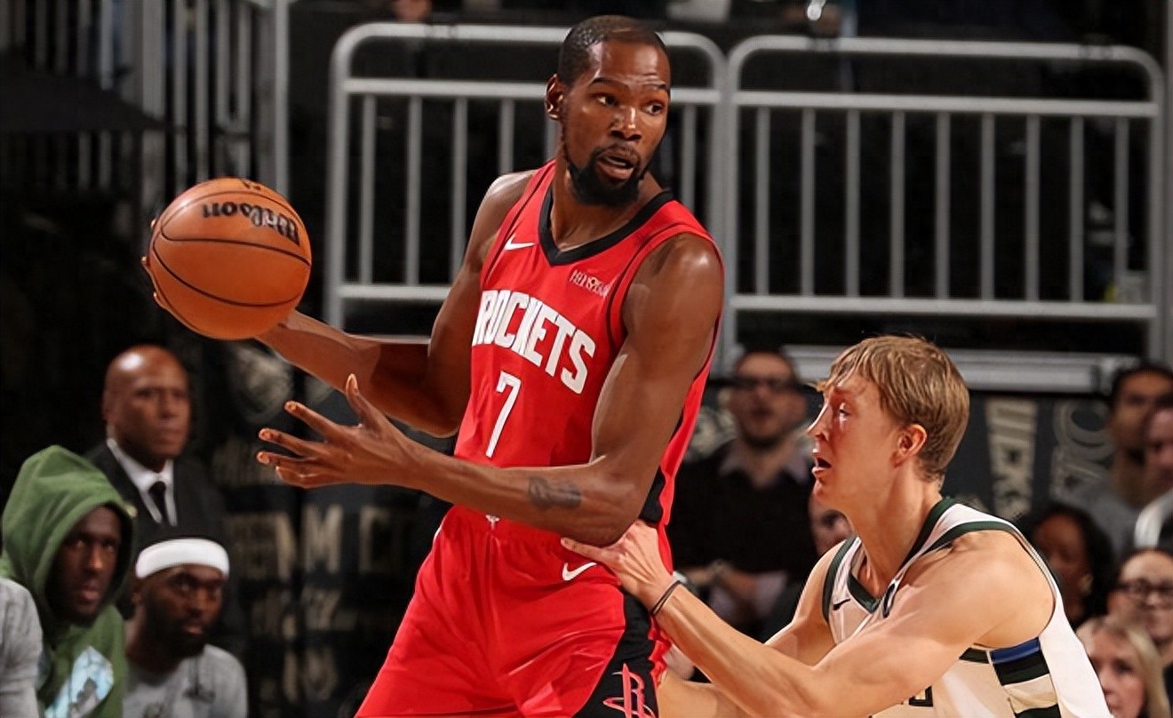 Durant scored 31 points on 11 of 15 shooting! Rockets come back to beat the Bucks, Giannis scores 37 but misses crucial free throws