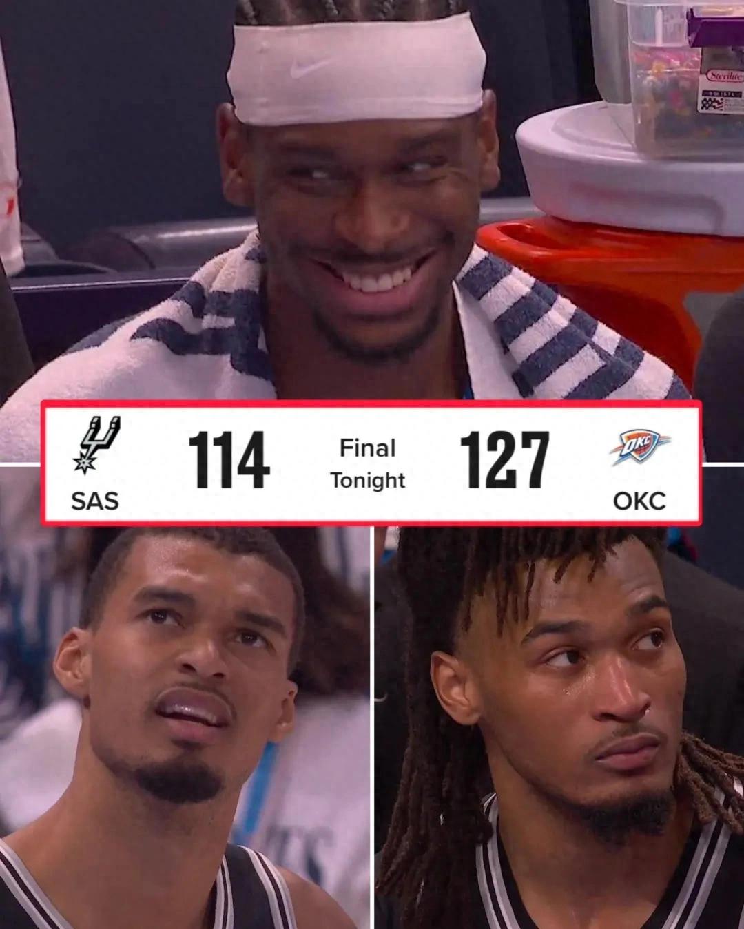 74 points! A full 74 points! Congratulations to the Thunder! Three blockbuster trades that changed everything