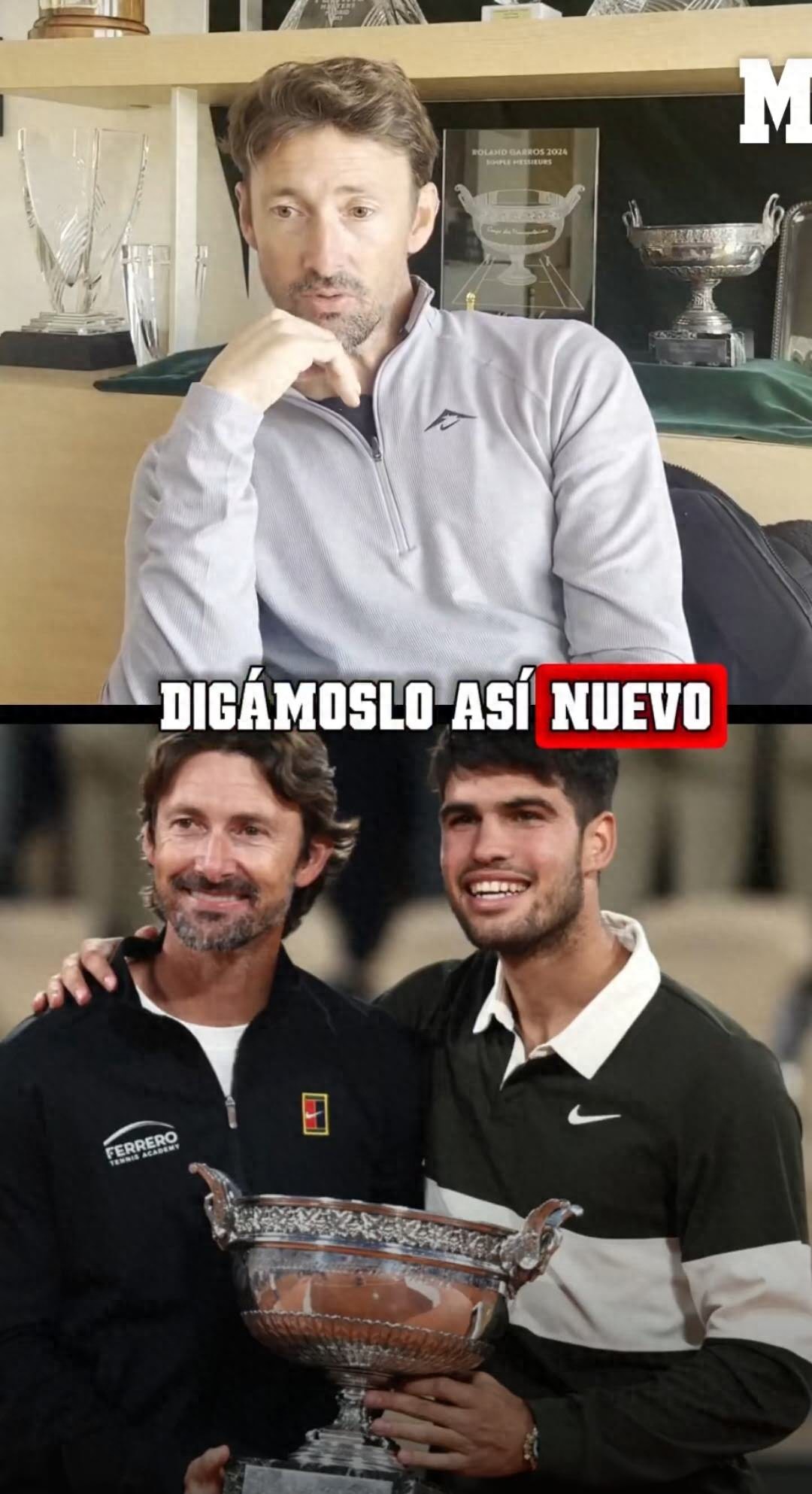 Ferrero revealed that Sinner has invited him multiple times, with netizens jokingly calling Alcaraz the tennis world’s Fan Shengmei.