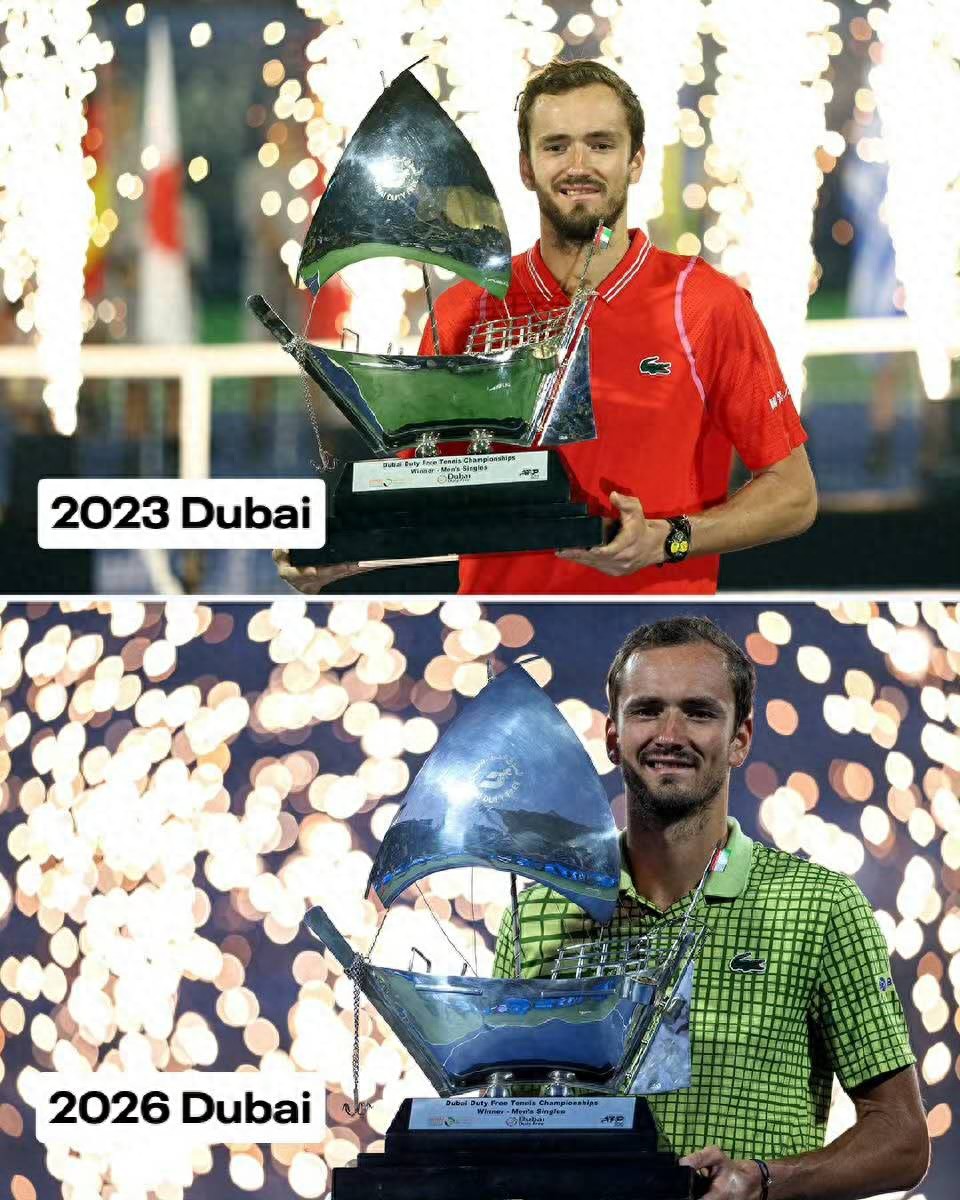 Sometimes the flowers you carefully plant don't bloom, while the willows you casually stick in the ground grow into shade—congratulations to Medvedev on his Dubai double!