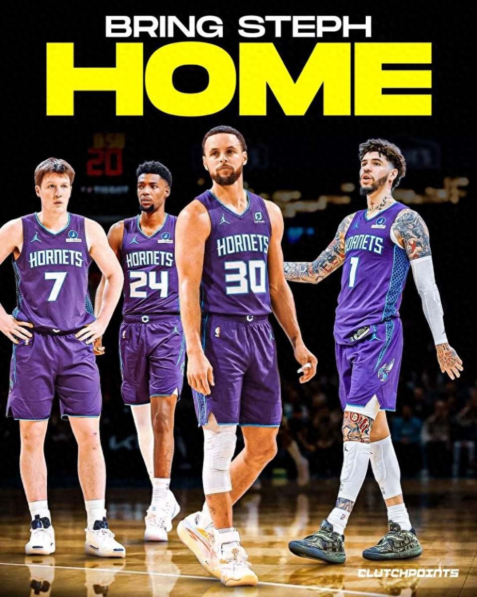 If I leave the Warriors, I'd only want to go to the Hornets! Curry jokes about possibly joining Charlotte in the future: restarting the No. 30 jersey.