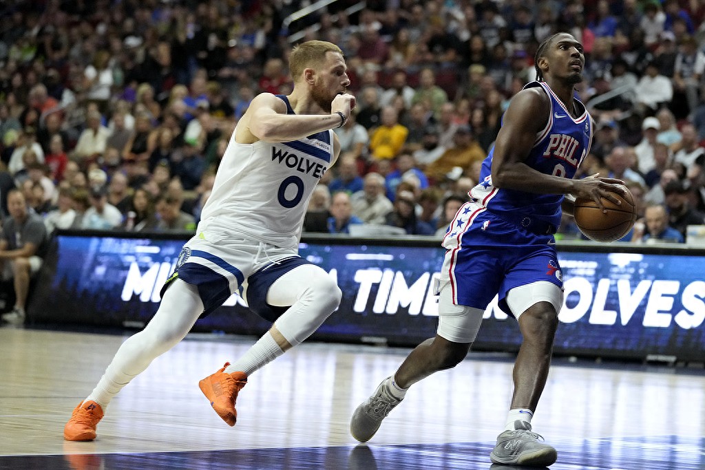 George exploded with 23 points, 6 rebounds, and 2 assists! The 76ers narrowly avoided a 20-point comeback, Edwards scored 16 points, 4 rebounds, and 3 assists, and Maxey contributed 21 points, 2 assists, and 1 steal.