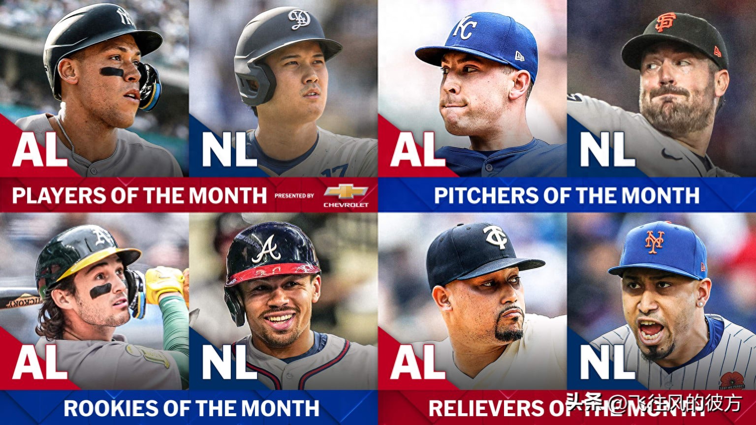 2025 MLB May Monthly Awards Announced Judge and Shohei Ohtani were named Player of the Month