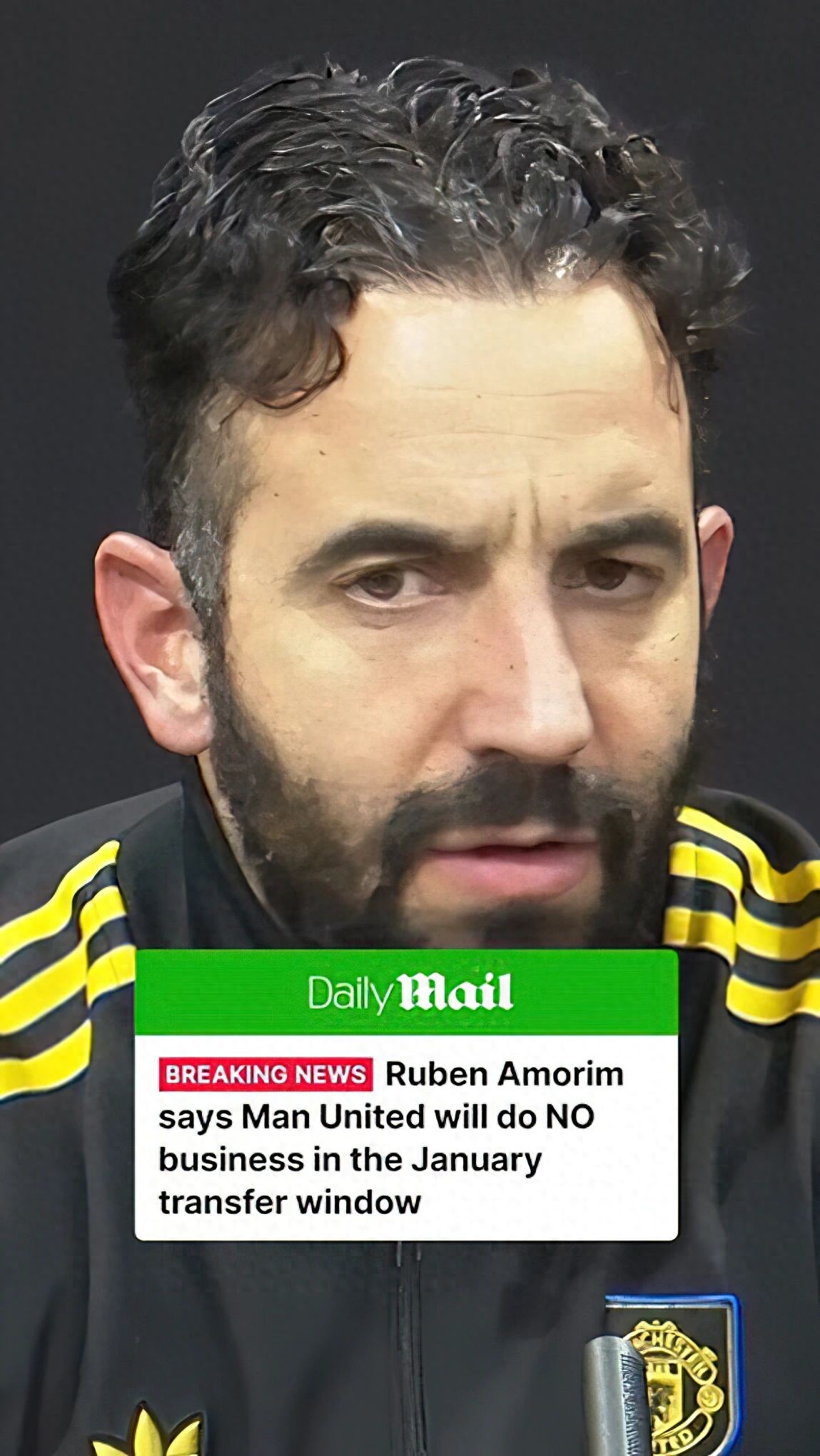 Manchester United plans to wait until the last moment in the winter transfer window to sign a midfielder! Sir Ratcliffe believes the squad is strong enough to reach the Champions League and continues to back Amolin.