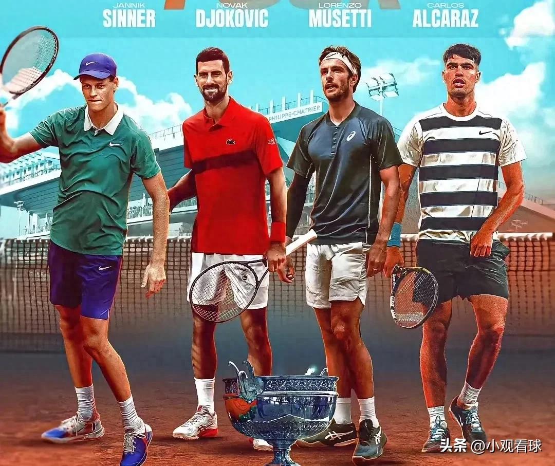 Agassi is a guest on the podcast to analyze the new big three: Alcaraz, Djokovic and Sinner