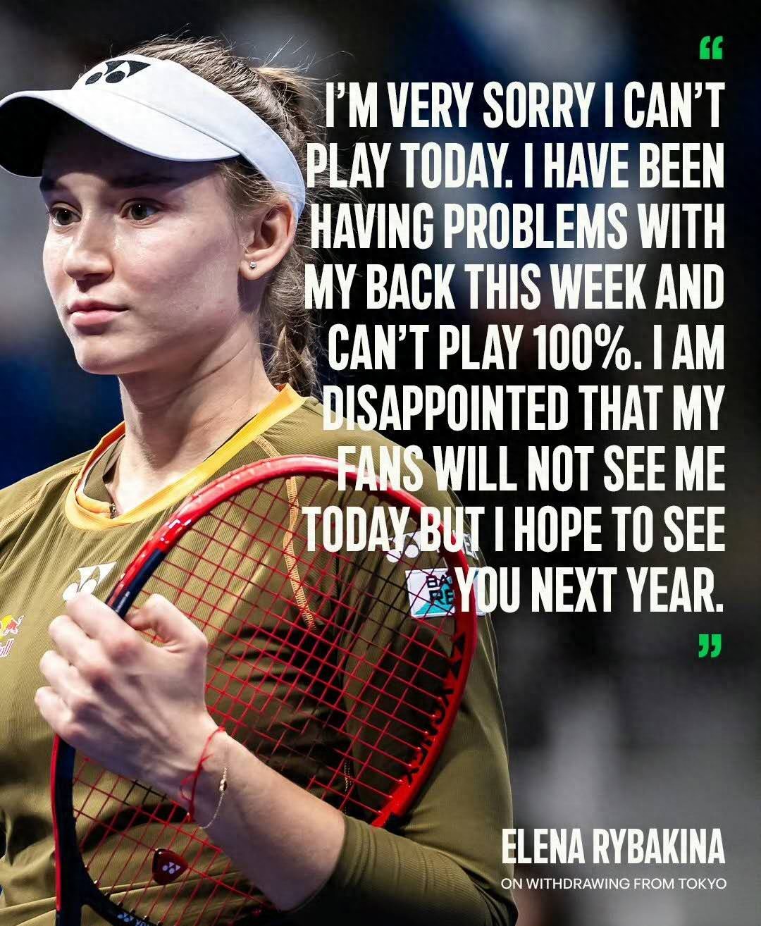 Rybarikova withdrew after achieving her goal to secure year-end ranking, while Bencic battled through three sets to reach the final aiming for her second title post-maternity!