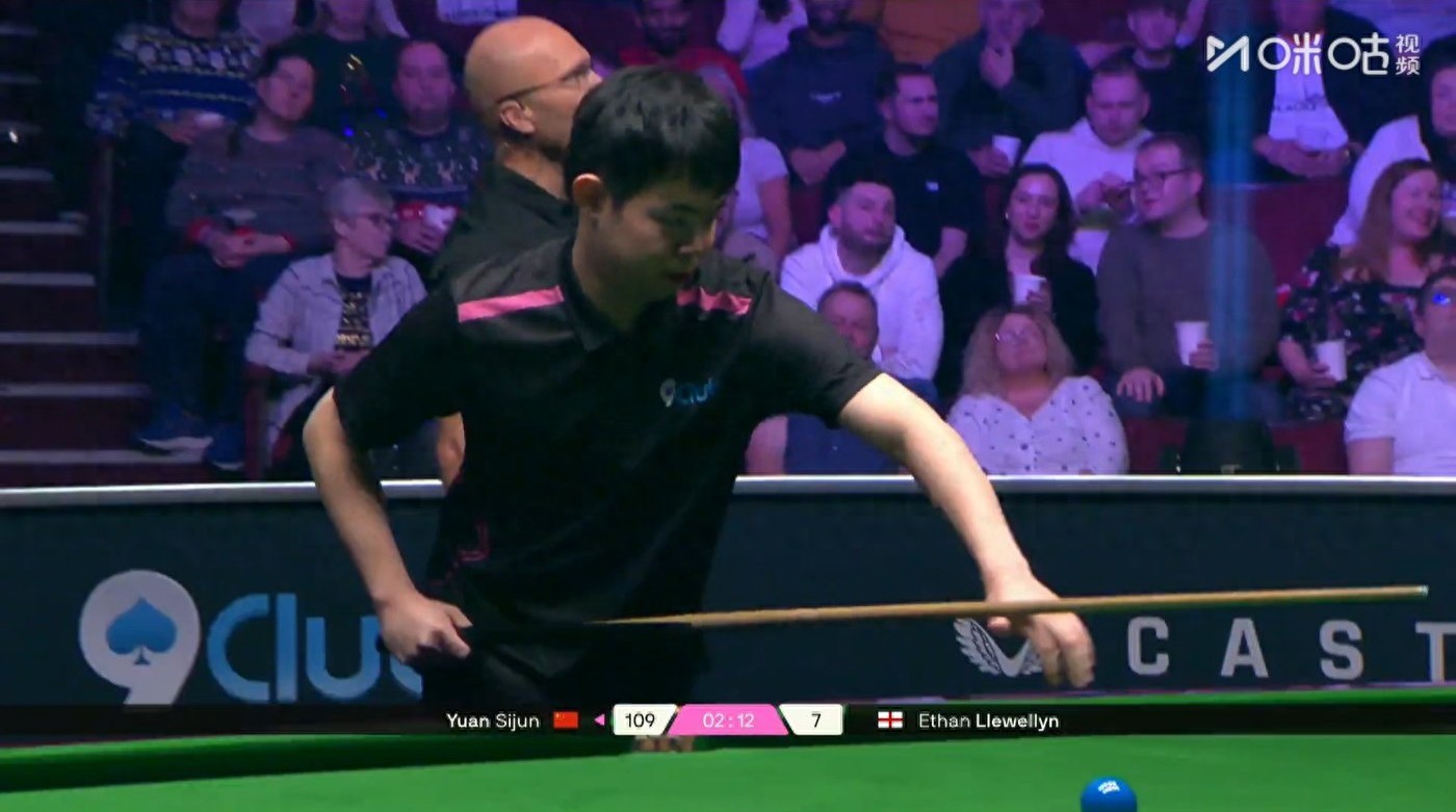 斯諾克單局限時賽最新戰況 袁思俊晉級八強 范爭一進入十六強 博登奪冠