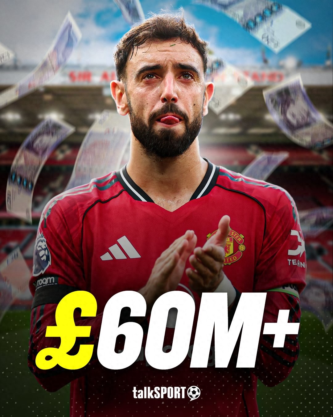 Manchester United has set a price for Bruno Fernandes next summer, but it may fall short of £100 million! Cristiano Ronaldo’s role is crucial in Fernandes’ future.